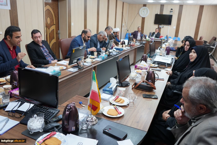 برگزاری جلسه تفکیک مدیران گروه های آموزشی دانشگاه 4
