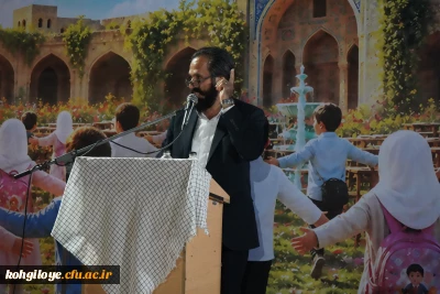 سخنرانی رئیس دانشگاه فرهنگیان کهگیلویه و بویراحمد در جمع فرهنگیان شهرستان کهگیلویه
