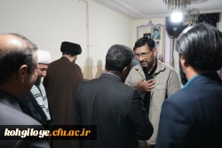 دیدار دکتر ابراهیمی و خانواده دانشگاه فرهنگیان کهگیلویه و بویراحمد با خانواده معزز شهیده قلی پور 4