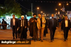 حضور دکتر ابراهیمی در تجمعات مردمی شهر یاسوج و بازدید از موکب های دانشگاه فرهنگیان کهگیلویه و بویراحمد 4