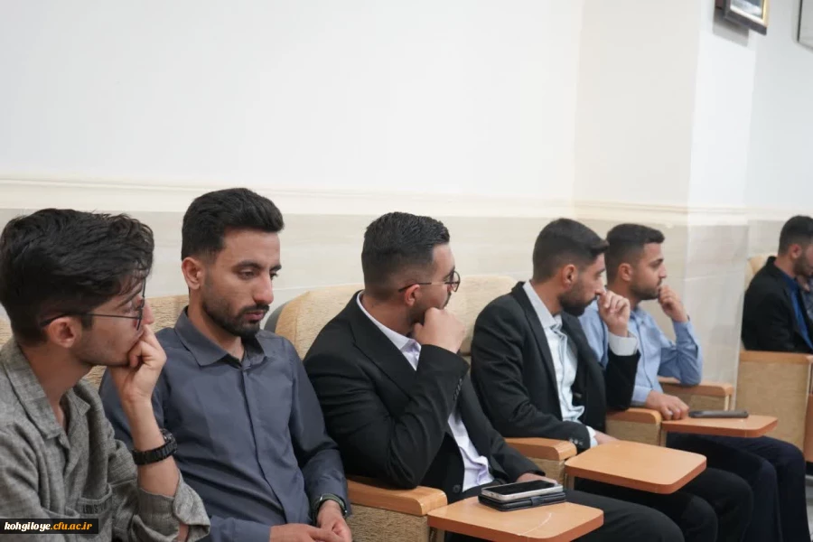 دیدار دکتر ابراهیمی و مسئولین دانشگاه فرهنگیان کهگیلویه و بویراحمد با حضرت آیت الله حسینی 2