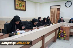 دیدار دکتر ابراهیمی و مسئولین دانشگاه فرهنگیان کهگیلویه و بویراحمد با حضرت آیت الله حسینی 3